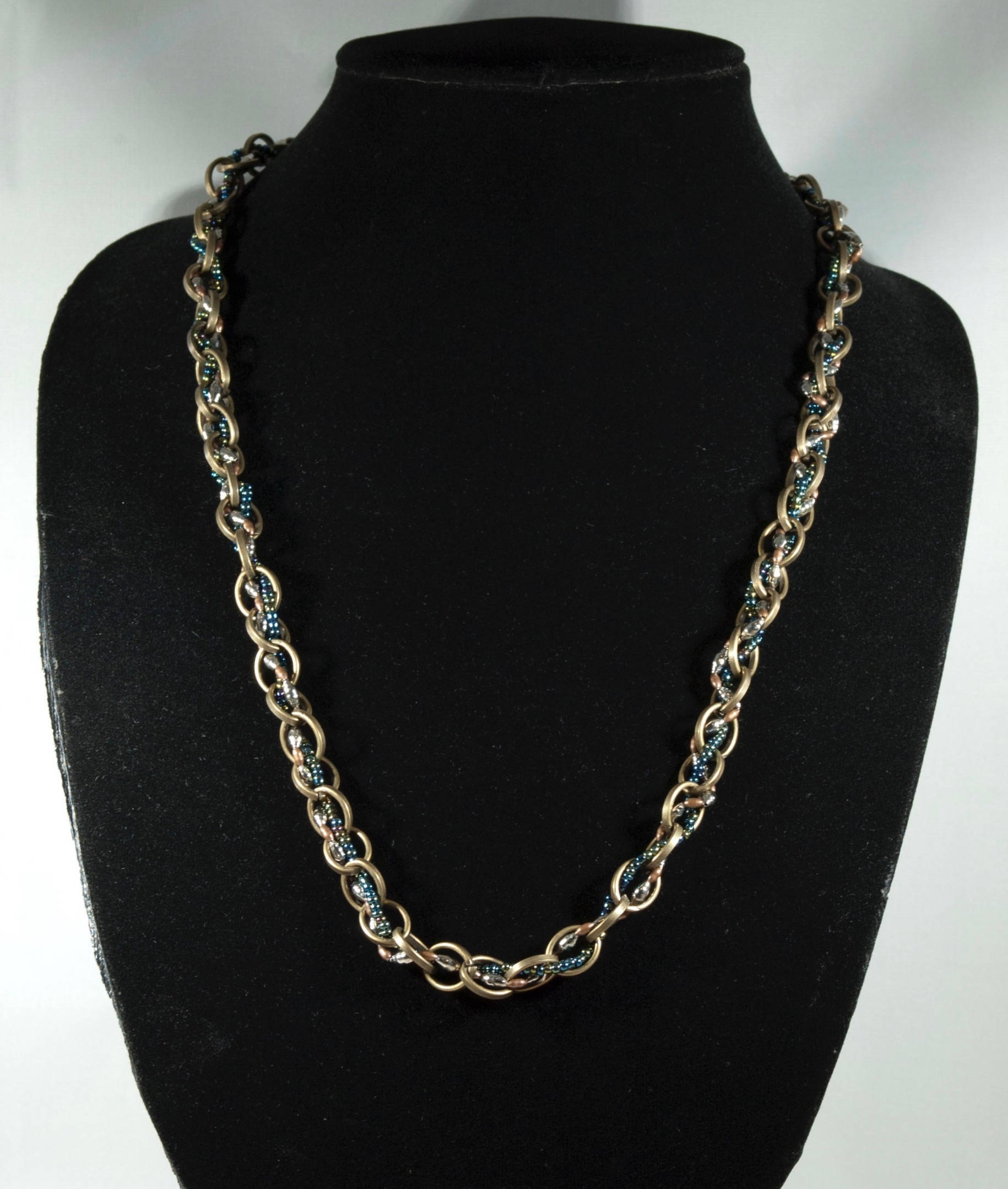 Einzigartige Gedrehte Kette Damen Halskette Einzigartige Gedrehte Kette Damen Halskette von lyricaljewelrybydmc