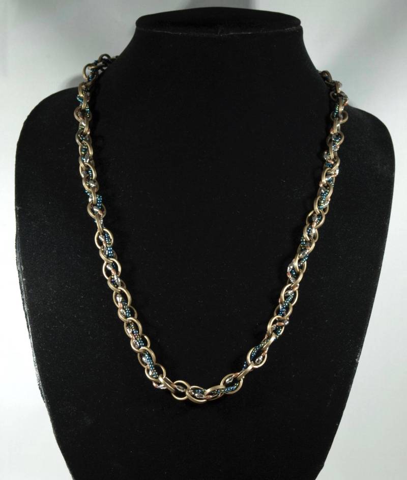 Einzigartige Gedrehte Kette Damen Halskette Einzigartige Gedrehte Kette Damen Halskette von lyricaljewelrybydmc