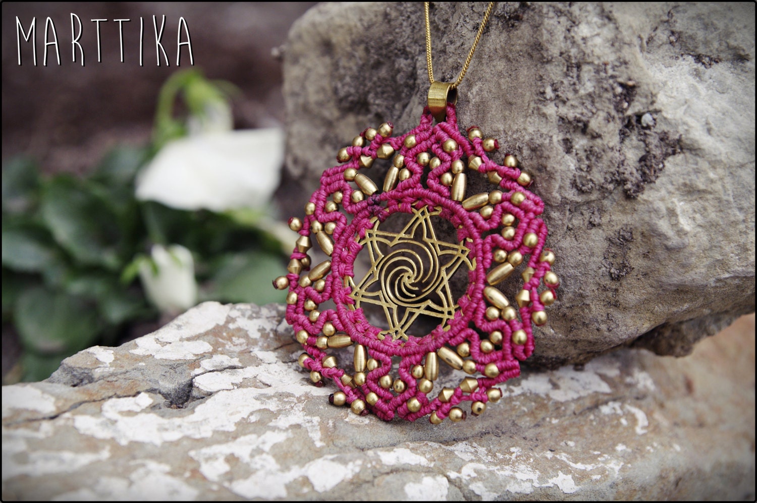 stern Des Lebens Makramee Halskette - Heilige Geometrie Schmuck Handgefertigt stern Des Lebens Makramee Halskette - Heilige Geometrie Schmuck Handgefertigt von mARTtika