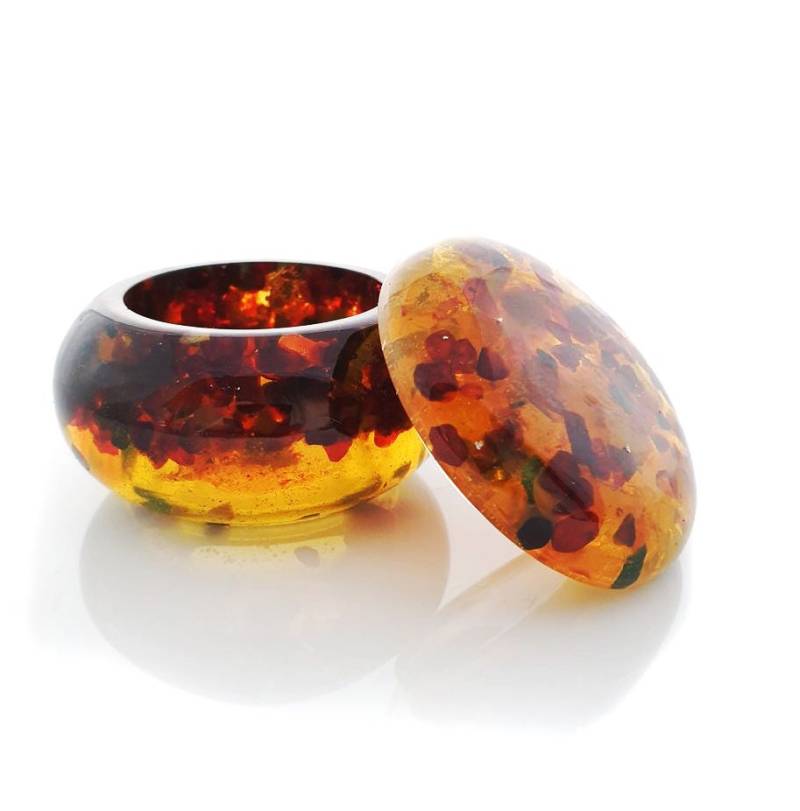 Bernstein Kästchen Bernsteindose Bernsteinkästchen Schmuck Dose Schmuckkästchen Handmade in Germany von mArteShop