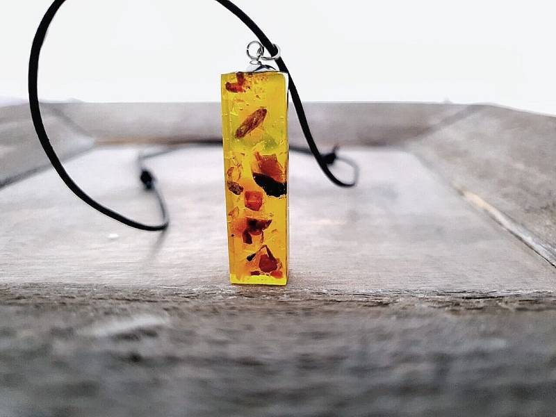 Bernstein Mit Insekt Lederkette Halskette Freundschaftskette Handgefertigt Herrenhalskette Schmuck Männer Mann Herren Geschenk von mArteShop