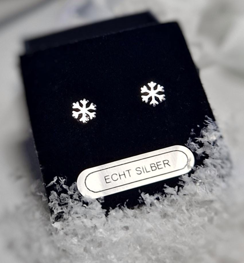 Schneeflocke Ohrstecker Ohrringe 925Er Silber Winter Weihnachten Ohrschmuck Weihnachtsohrringe Weihnachtsgeschenk Geschenk Ideen Für Frauen von mArteShop