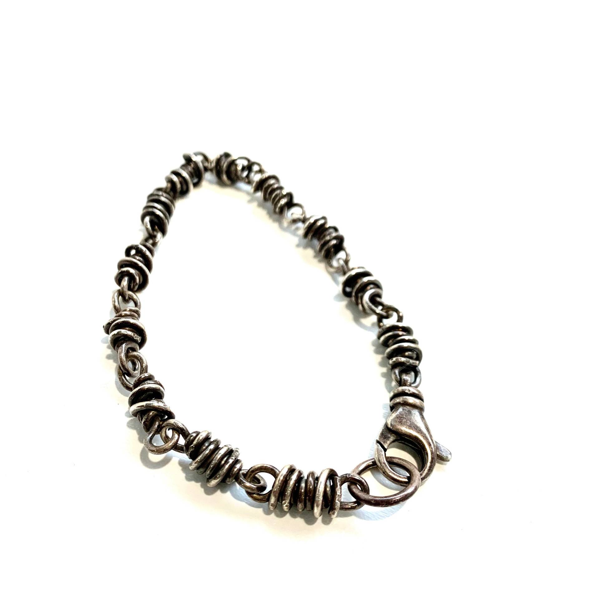 sterling Silber Armband Mit Gedrehten Gliedern sterling Silber Armband Mit Gedrehten Gliedern von mLindvall
