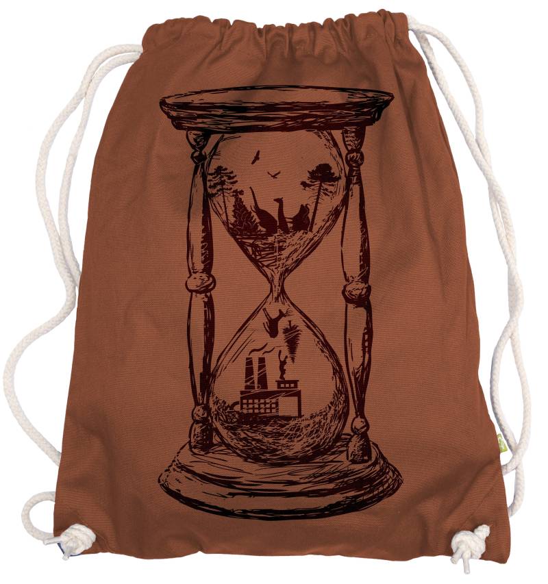 Ma2Ca® - Save The World Nature Natur Umweltschutz Gymsac Turnbeutel Stoffbeutel Tasche Hipster Sportbeutel Rucksack Bedruckt von ma2ca