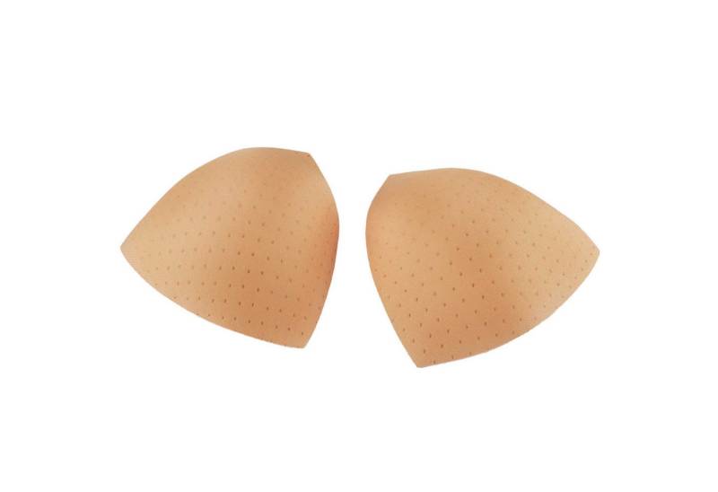 maDDma BH-Einlagen BH Einlagen perforiert 1 Paar Gr. 36 Einlagen für Bikini Korsett (1 Paar), beige von maDDma