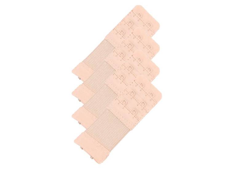 maDDma BH-Verlängerung 4 elastische BH-Verlängerung 30 mm 2 Reihen BH Zubehör Dessous (Sparpaket), puderrosa von maDDma