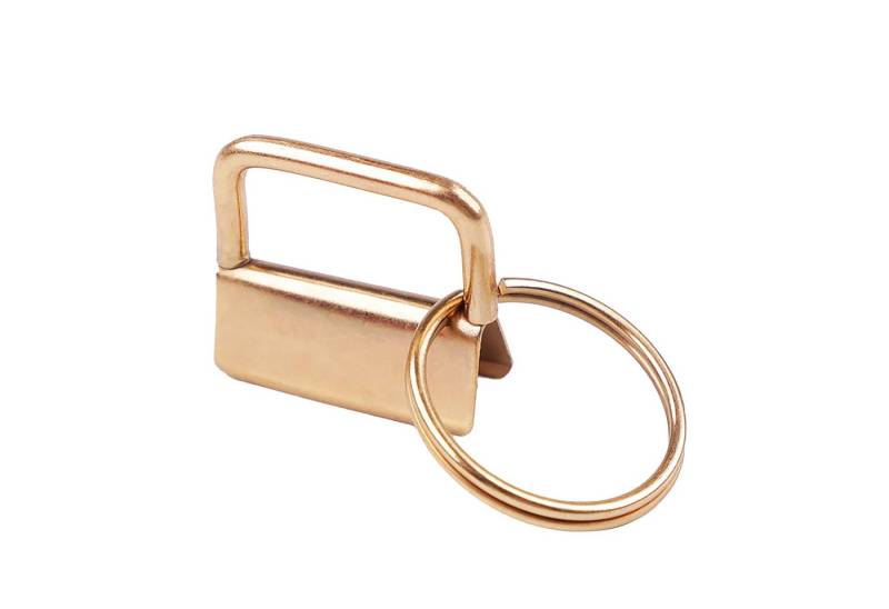 maDDma Schlüsselanhänger 10 Bandklemmen mit Schlüsselring Schlüsselband Gurtbandklemme (10 Stk., 10-tlg) von maDDma