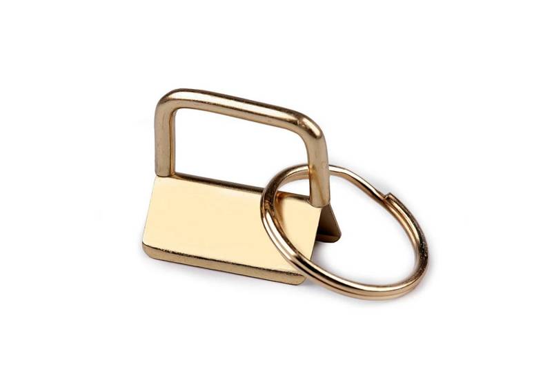 maDDma Schlüsselanhänger 10 Bandklemmen mit Schlüsselring Schlüsselband Gurtbandklemme (10 Stk., 10-tlg) von maDDma