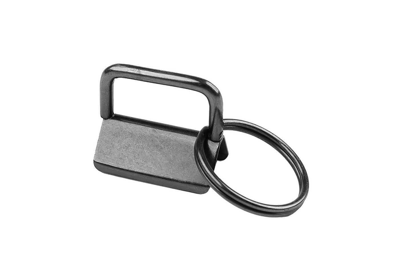 maDDma Schlüsselanhänger 10 Bandklemmen mit Schlüsselring Schlüsselband Gurtbandklemme (10 Stk., 10-tlg) von maDDma