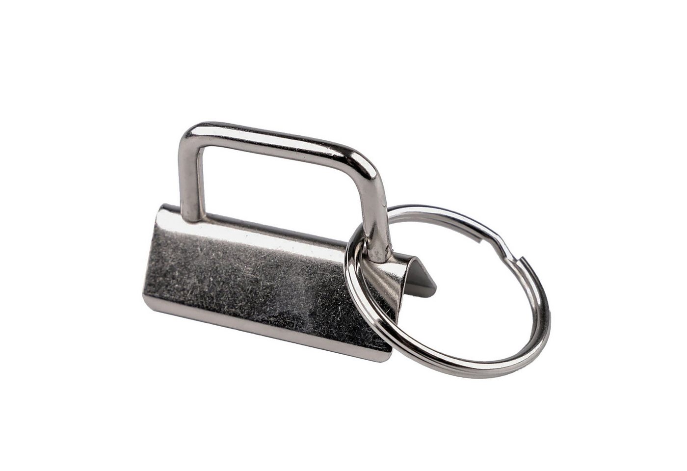 maDDma Schlüsselanhänger 10 Bandklemmen mit Schlüsselring Schlüsselband Gurtbandklemme (10 Stk., 10-tlg) von maDDma