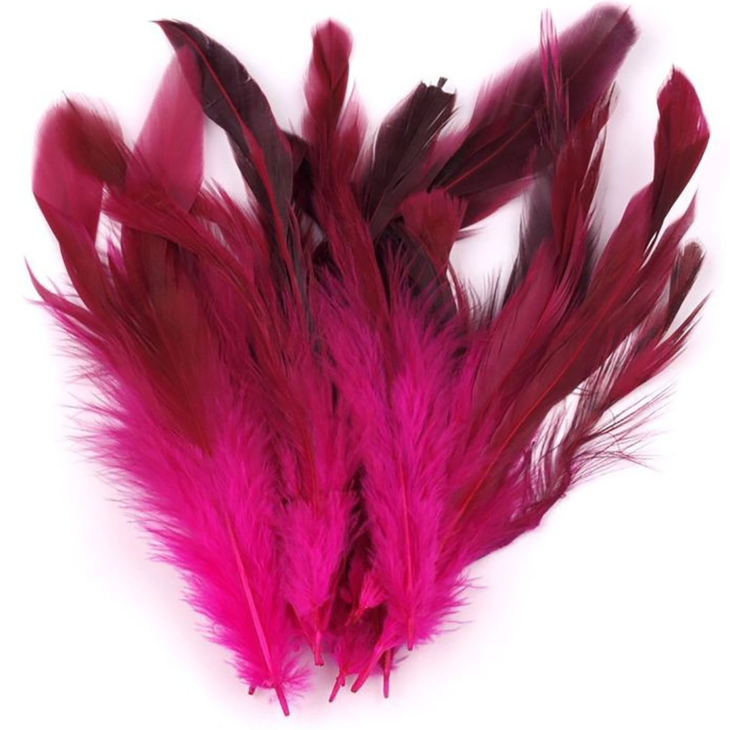 Hühnerfedern 20 Stück 6-15cm Federn Bastelfedern Schmuckfedern Dekofedern Farbwahl von maDDmaGermany