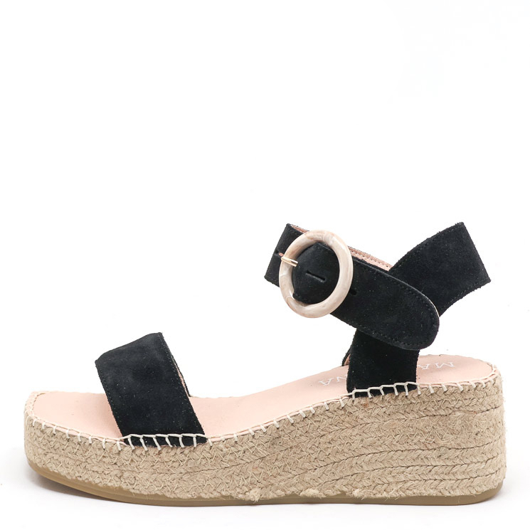 macarena, Anisa 20 Damen Plateau Sandale, schwarz macarena, Anisa 20 Damen Plateau Sandale, schwarz von macarena