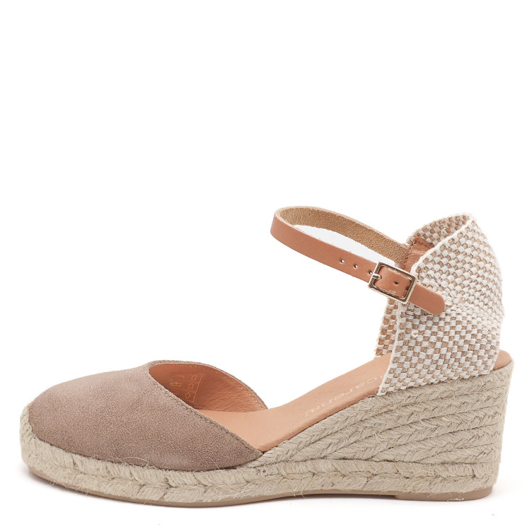 macarena, Nerea 1 Damen Absatz Espadrilles, beige von macarena