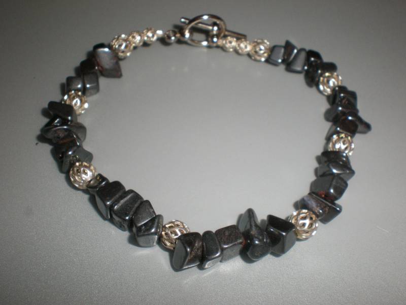 Hämatit Armband "Black Diamond" Stein Energie Erdige Und Erdende Schönheit Hämatit Armband "Black Diamond" Stein Energie Erdige Und Erdende Schönheit von machismo