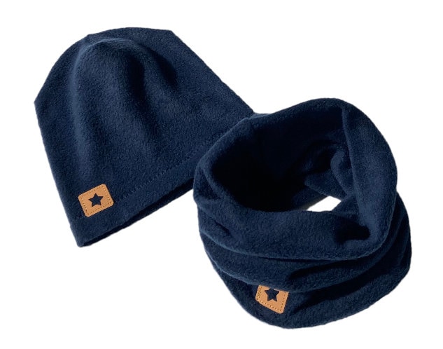 Beanie Loop Set Kinder Fleece Winterset von madebyMaryiaAppelt