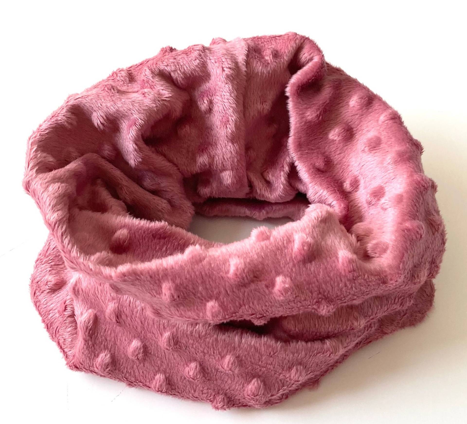 Loop Kinder Fleece Dunkelaltrosa Winterloop Mädchen Rundschal Loop Kinder Fleece Dunkelaltrosa Winterloop Mädchen Rundschal von madebyMaryiaAppelt