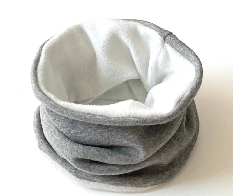 Loop Kinder Mit Fleece Grau Winterloop von madebyMaryiaAppelt