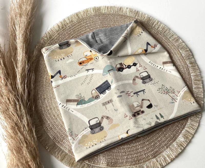 Loop Schal Kinder Herbst, Bagger/Baustelle von madebyMaryiaAppelt