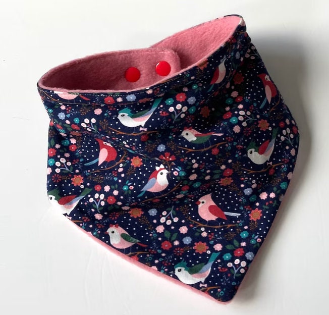 Warmes Halstuch Mädchen, Winterhalstuch, 1-3 Jahre, Dreieckstuch Fleece von madebyMaryiaAppelt