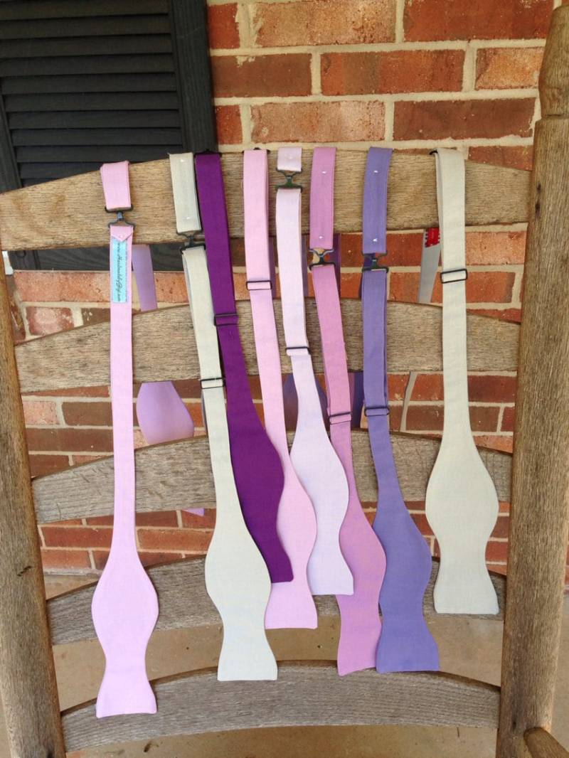 Erwachsene Verstellbare Fliege | Wählen Sie Ihren Farbton Von Lila von madebygigishands