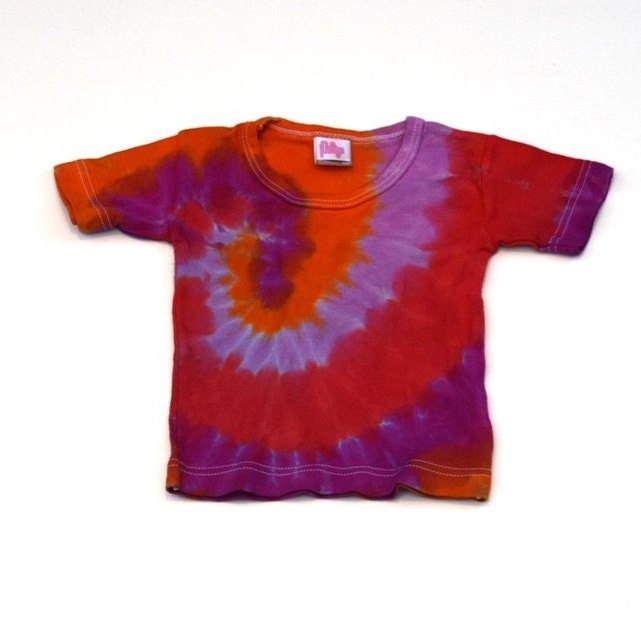 Sherbert Swirl ~ Baby Kurzarm T-Shirt | Idesign Größe 2T von madebyhippies
