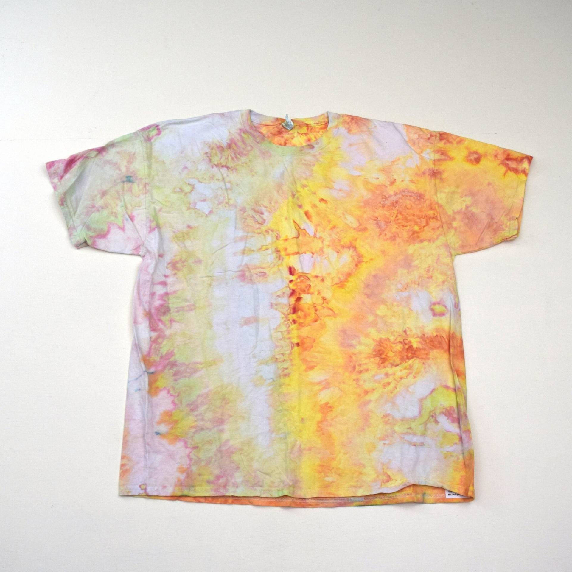 Snow Day Dye Collection #35 ~ Ice Tie T-Shirt | Fruit Of The Loom Heavy Hd Size 2xl | One A Kind von madebyhippies