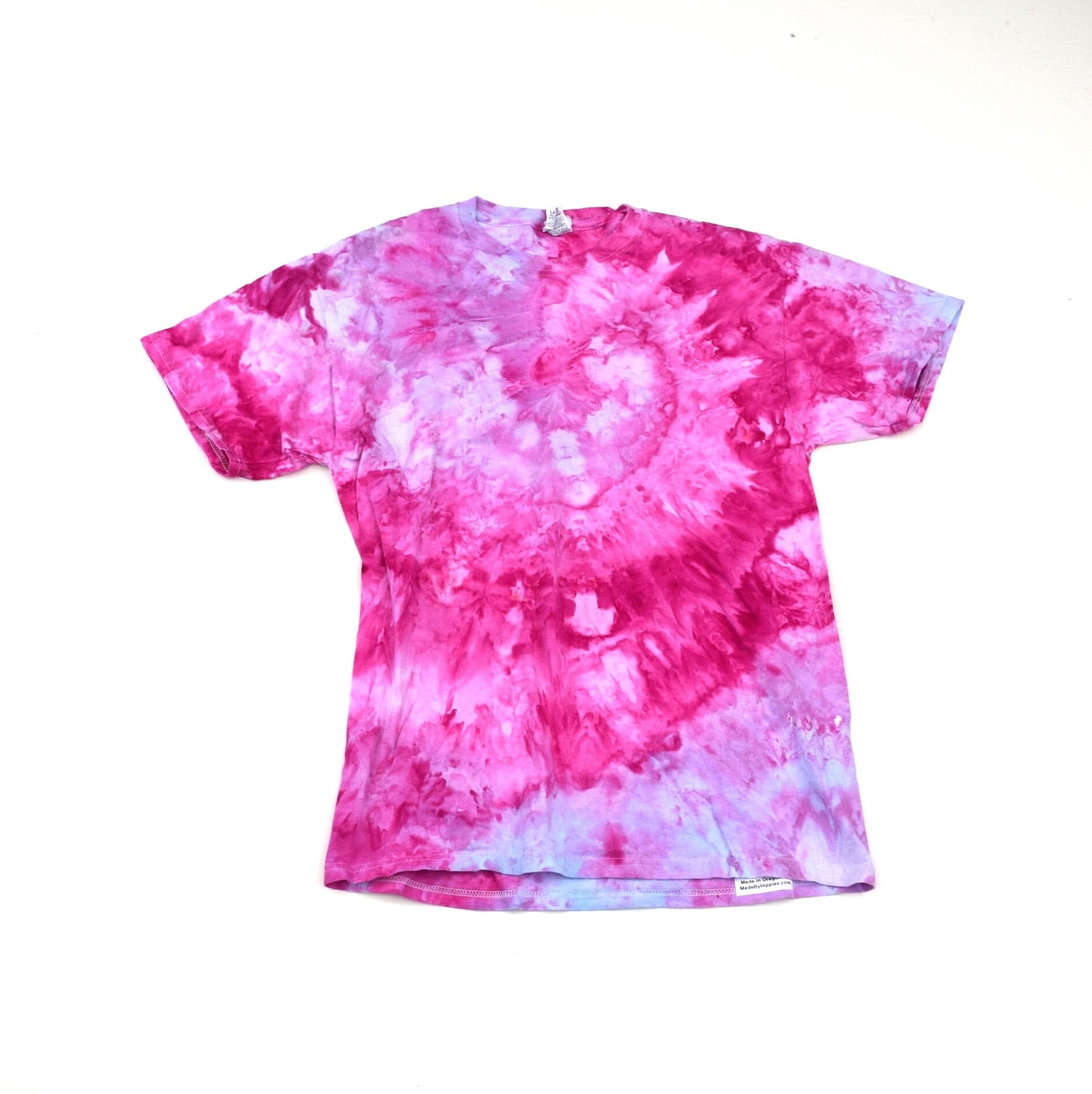 Snow Day Dye Collection #63 ~ Ice Tie T-Shirt | Fruit Of The Loom Heavy Hd Size M | One A Kind von madebyhippies