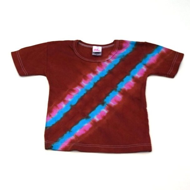 Subtil Und Süß ~ Batik Kurzarm T-Shirt | Idesign Größe 112(stretch-Shirt, Fällt Klein Aus(Unikat von madebyhippies