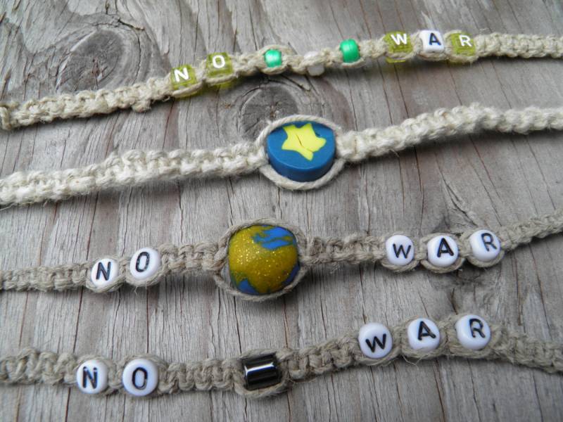 Vier Hanf Armbänder | 6 In., 6 7 In. | Unikat von madebyhippies