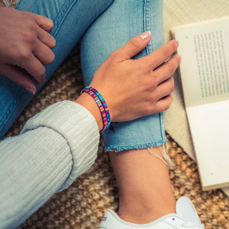 Boho Surfer Armband 2Er Set Für Damen Und Mädchen - Handmade Festival Schmuck Surferarmband Strand Accessoires Freundschaftsarmbänder von madebynami