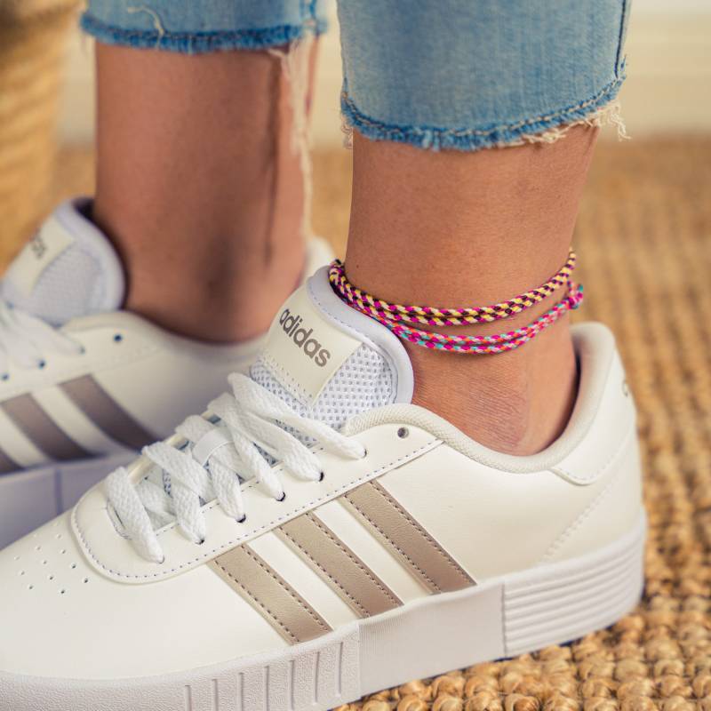 Surfer Strand Fußband Set Für Herren Damen - Boho Ethno Fußkettchen Männer Frauen Handmade Festival Schmuck Wasserfest & Verstellbar P von madebynami