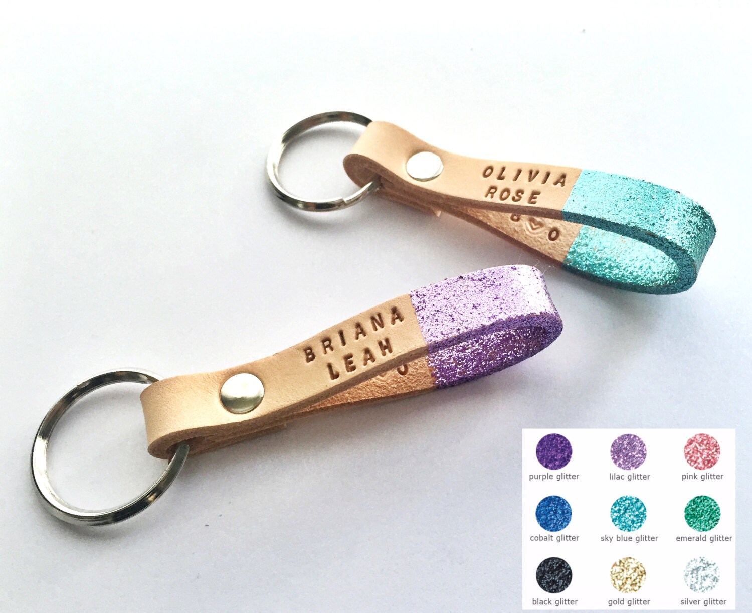 Benutzerdefinierte Leder Schlüsselanhänger, Personalisierte Benutzerdefinierte Farbe Glitter Jahrestag Ledergeschenk, Weihnachten, Koordinaten Benutzerdefinierte Leder Schlüsselanhänger, Personalisierte Benutzerdefinierte Farbe Glitter Jahrestag Ledergeschenk, Weihnachten, Koordinaten von madebyperri