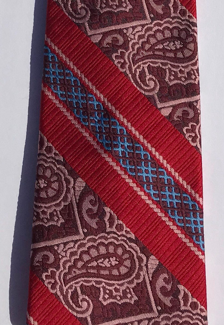 Vintage Liebert Tieworks Paisley Print Krawatte Vintage Liebert Tieworks Paisley Print Krawatte von madeinnevada