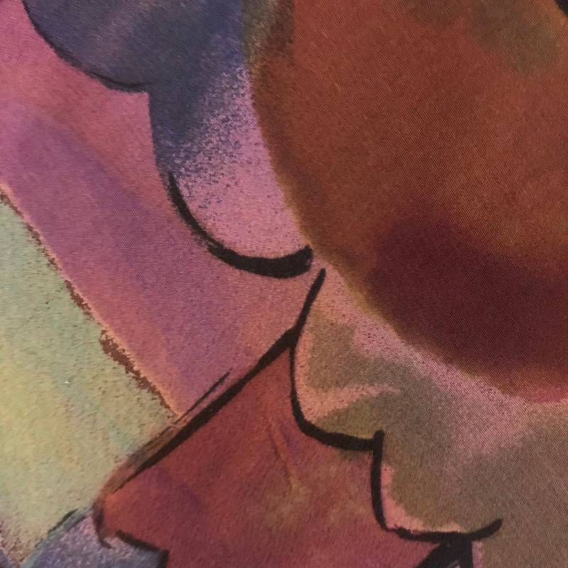 Vintage Oscar De La Renta Abstraktes Muster Krawatte Vintage Oscar De La Renta Abstraktes Muster Krawatte von madeinnevada