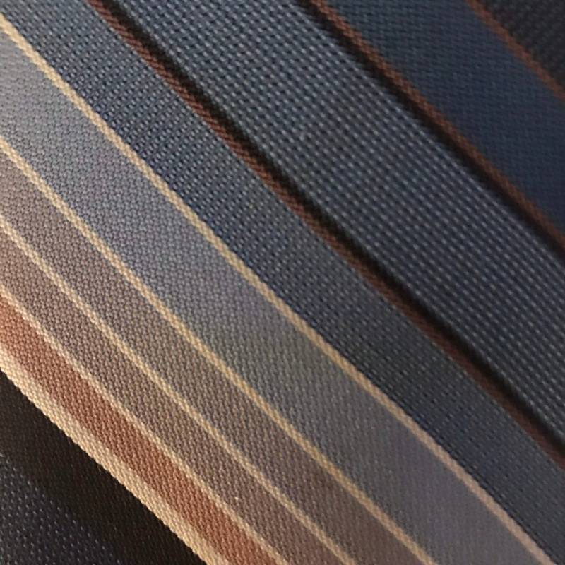 Vintage Wembley Blau Braun Gestreifte Skinny Krawatte Vintage Wembley Blau Braun Gestreifte Skinny Krawatte von madeinnevada