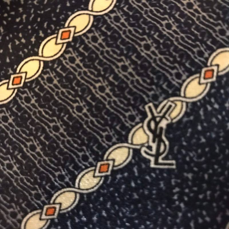 Vintage Yves Saint Laurent Gestreifte Krawatte Vintage Yves Saint Laurent Gestreifte Krawatte von madeinnevada