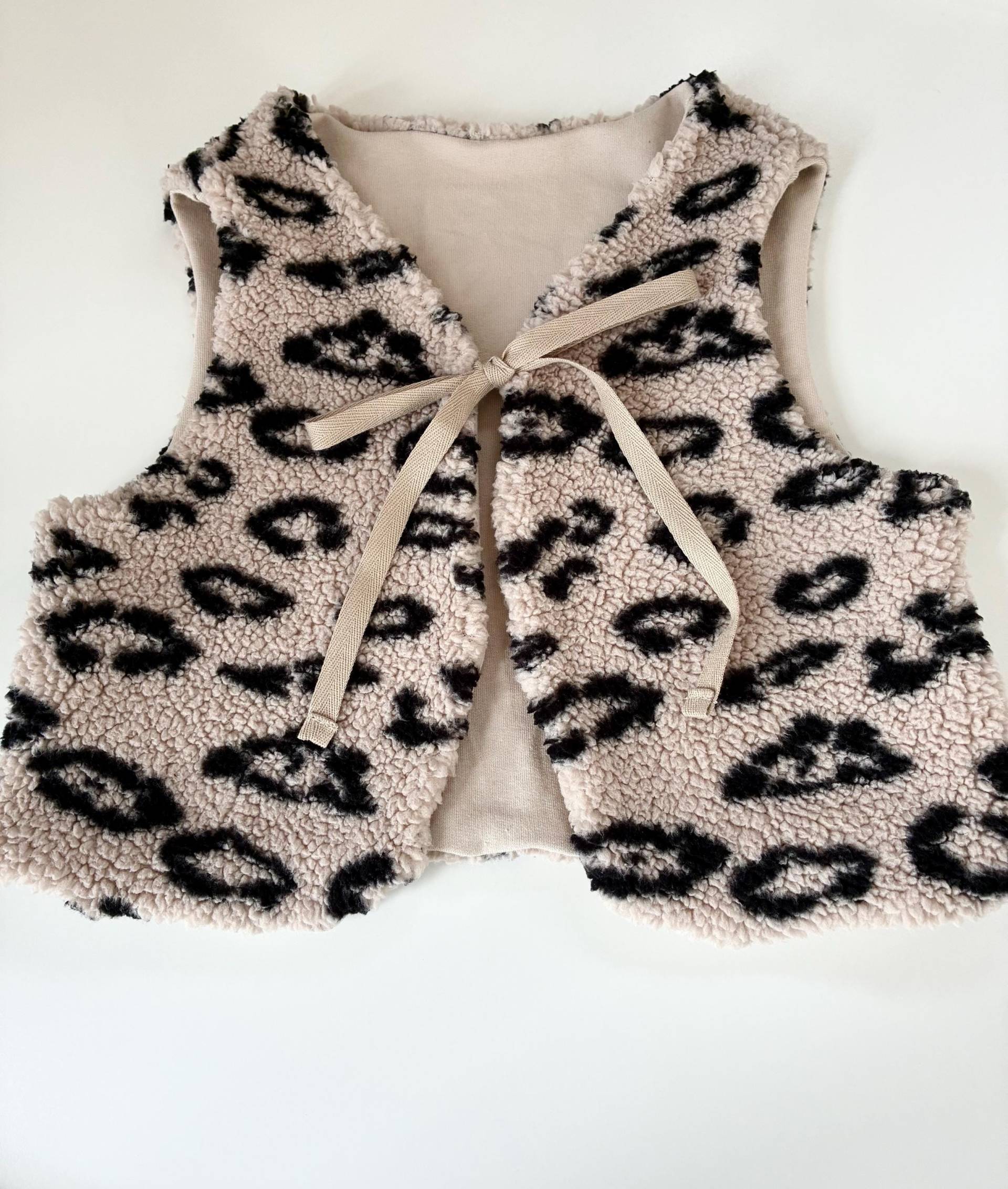 Teddyweste Leo, Teddy Plüsch Weste von mademie