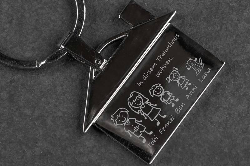 Schlüsselanhänger Familie - Personalisierter Anhänger Mit Namen von madewithlovebymadita