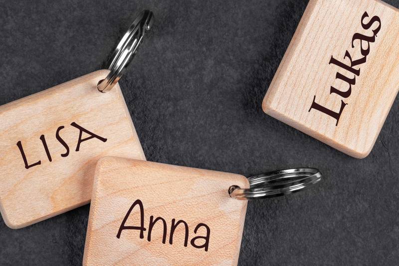 Schlüsselanhänger Mit Deiner Wunschgravur Personalisiert von madewithlovebymadita