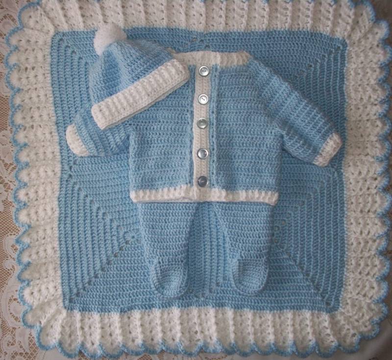 Nb-6 Mos-Häkeln Baby-Pullover-Set Mit Leggings Und Decke Perfekt Für Winter-Baby-Dusche-Geschenk Oder Warm Take Me Home Outfit von madewithlovebysuzieq