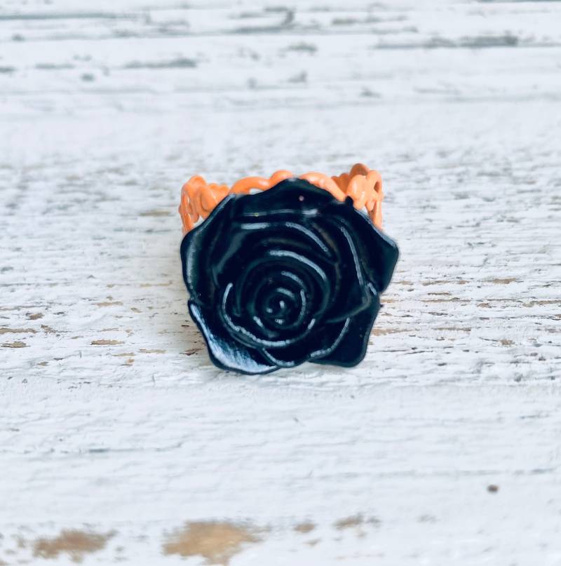 Blumen Ring, Cocktail Verstellbarer Statement Ring von madigracecreations