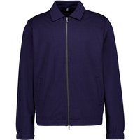 MAERZ Muenchen Herren Overshirt blau Viscose unifarben von maerz muenchen