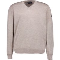 MAERZ Muenchen Herren Pullover beige Merinowolle unifarben von maerz muenchen