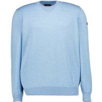 MAERZ Muenchen Herren Pullover blau Merinowolle unifarben von maerz muenchen