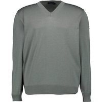 MAERZ Muenchen Herren Pullover grün Merinowolle unifarben von maerz muenchen