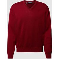 MAERZ Muenchen Pullover aus Schurwolle in Bordeaux, Größe 54 von maerz muenchen