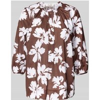 MAERZ Muenchen Regular Fit Bluse mit 3/4-Arm in Mittelbraun, Größe 36 von maerz muenchen