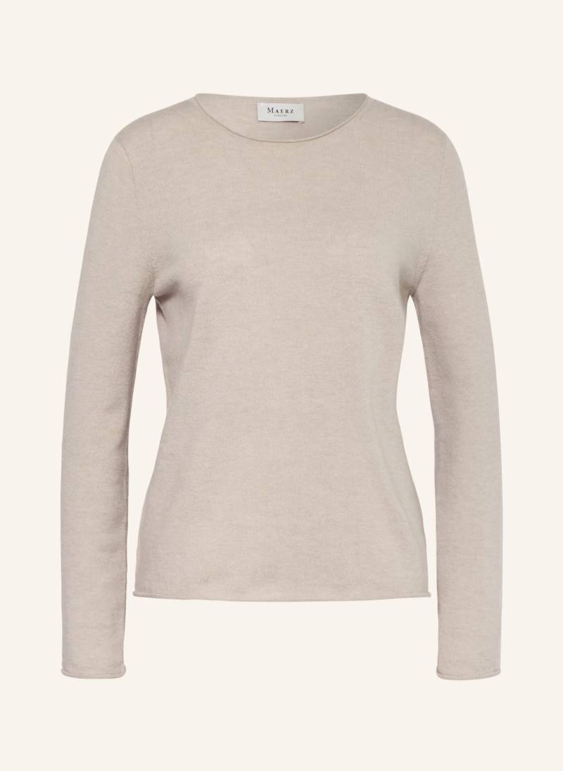 Maerz Muenchen Pullover Aus Merinowolle beige von maerz muenchen