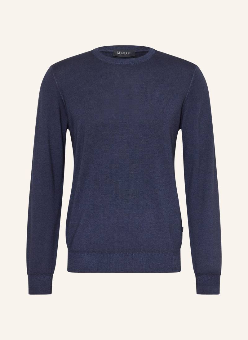 Maerz Muenchen Pullover Aus Merinowolle blau von maerz muenchen