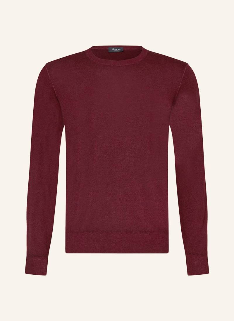 Maerz Muenchen Pullover Aus Merinowolle rot von maerz muenchen